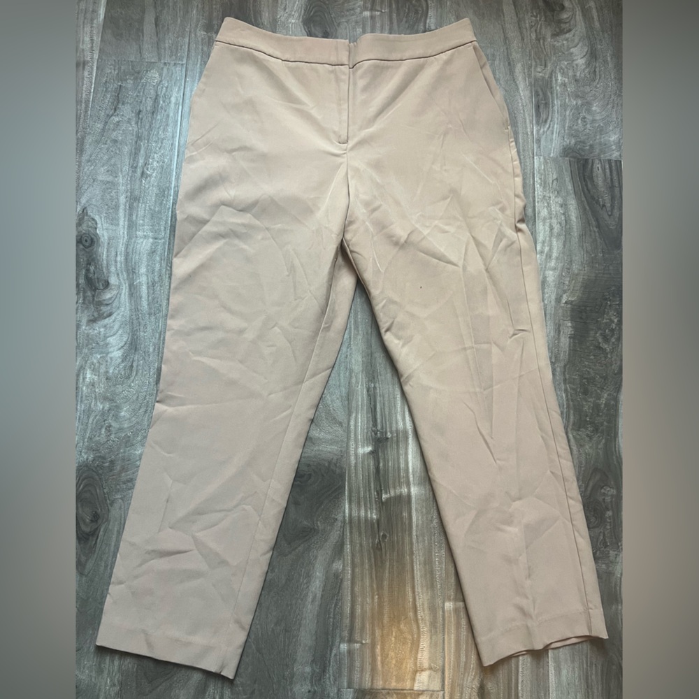 Adrienne Vittadini Women's Cream Pants size 14
